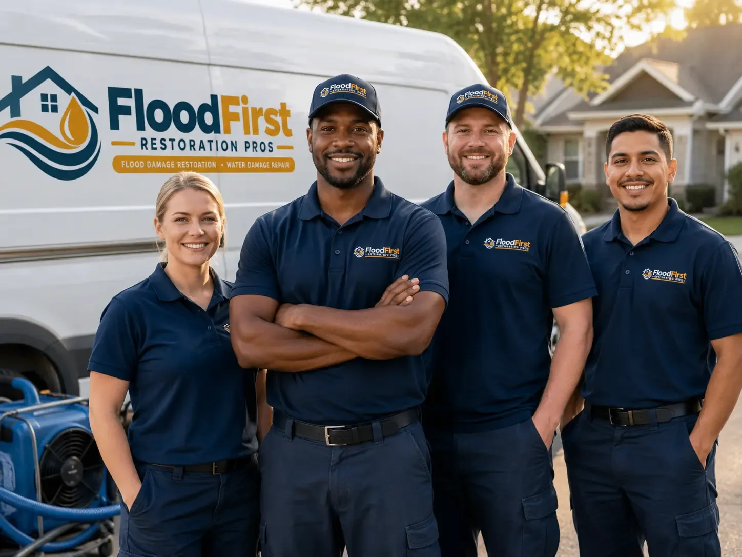 Flood Damage Restoration company in Branch, LA